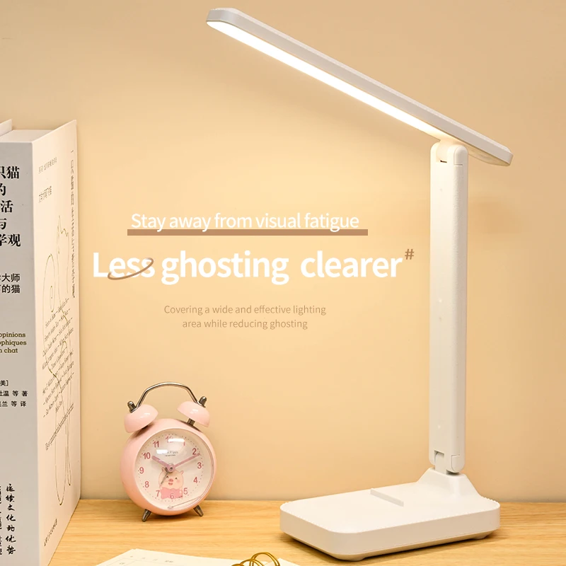 Eye protection desk lamp with pen holder for reading, charging, plugging in, dormitory bedroom, reading desk lamp