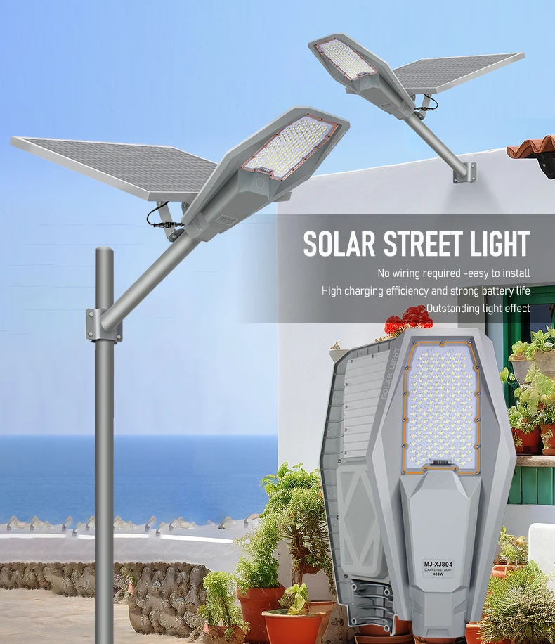 Outdoor Lighting Energy Saving Waterproof Ip67 200w All In One Integrated Led Solar Street Light