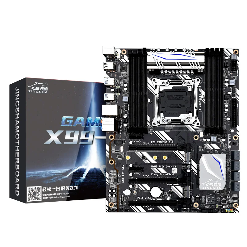 X99 D8 материнская плата слот LGA2011-3 USB3.0 NVME M.2 SSD wifi Поддержка памяти DDR4 и процессор Xeon E5