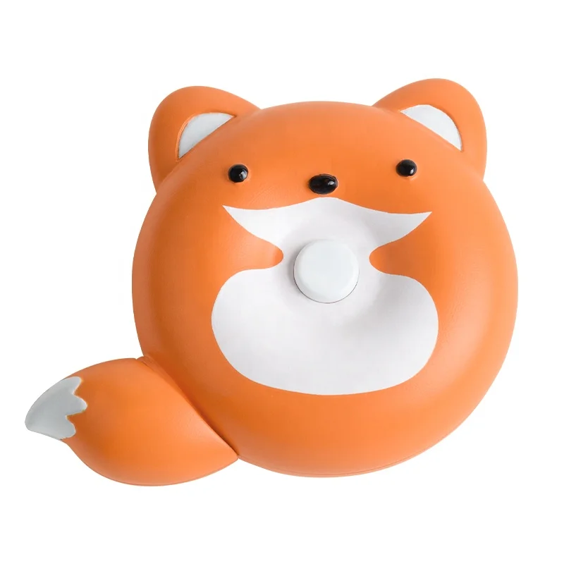 Fox double scale OEM retractable cartoon custom logo soft mini measure tape