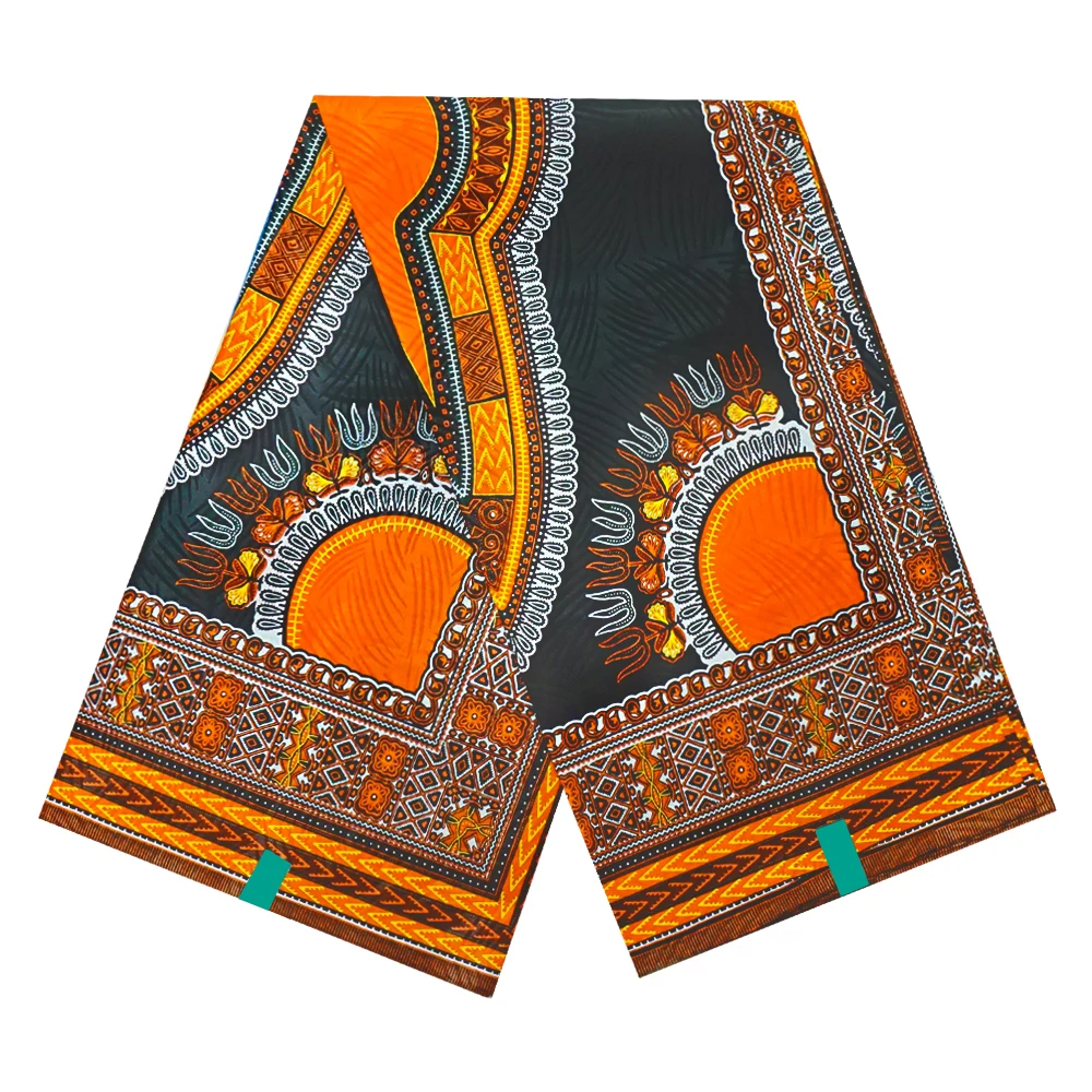 black veritable V1288 guaranteed batik printed material ankara  african wax dashiki print cotton fabric for garment