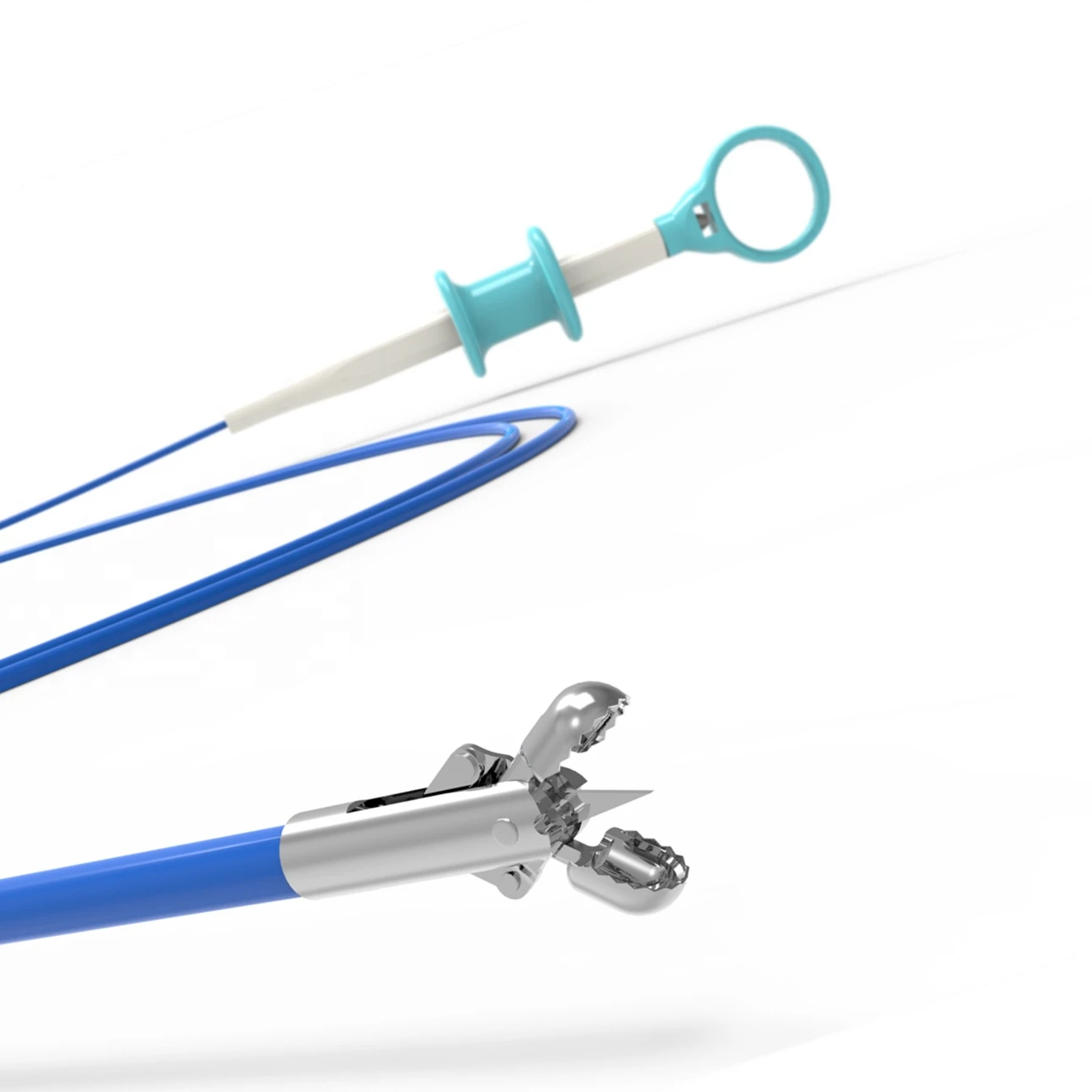 
Disposable biopsy forceps endoscopy use with spike coated 