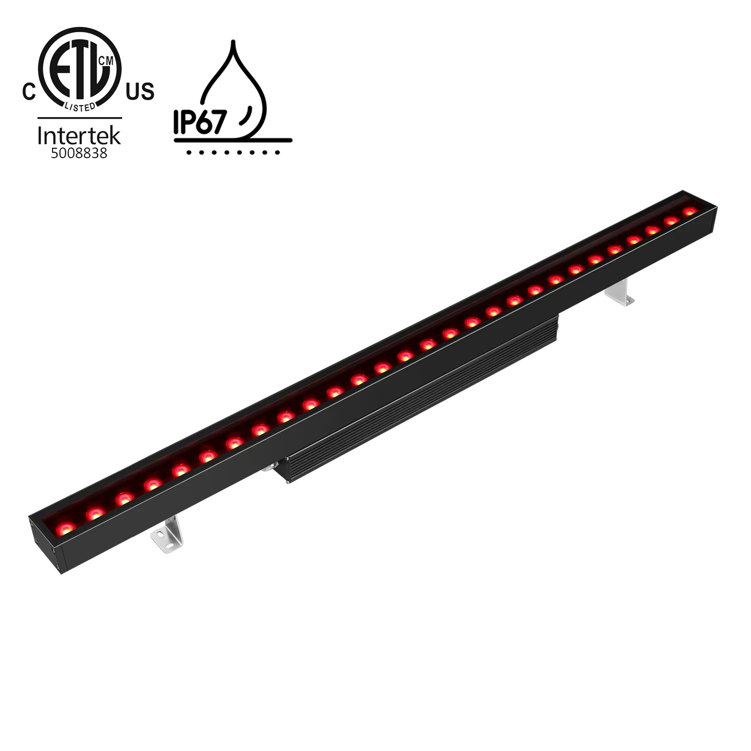 Replace American Lighting Corsa Graze DMX RGBW  RGBA 32W 40W 64W 72W LED Linear Wall Washer