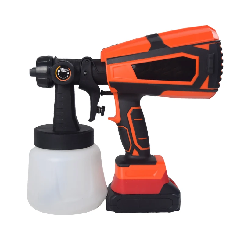 High-Power Rechargeable Airless Paint Sprayer Artifact Lithium Battery Spray Gun Pressure Feed DIY Plastic Coating Pot Spraying