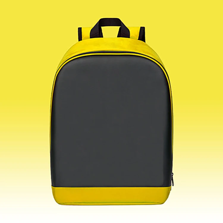 factory customized black aesthetic waterproof oxford led  backpack eco friendly portable carry on back pack bag with led screen