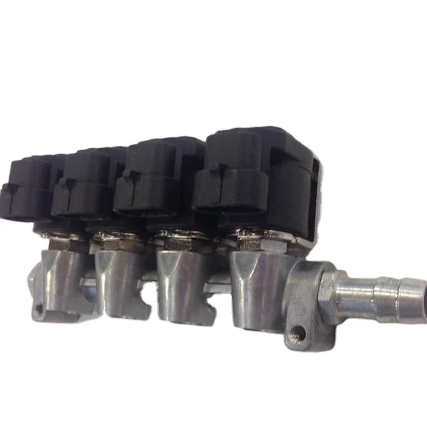 2-Ohm 4-Cylinder IG1 Type rails 4cylinder sequential Injector GLP