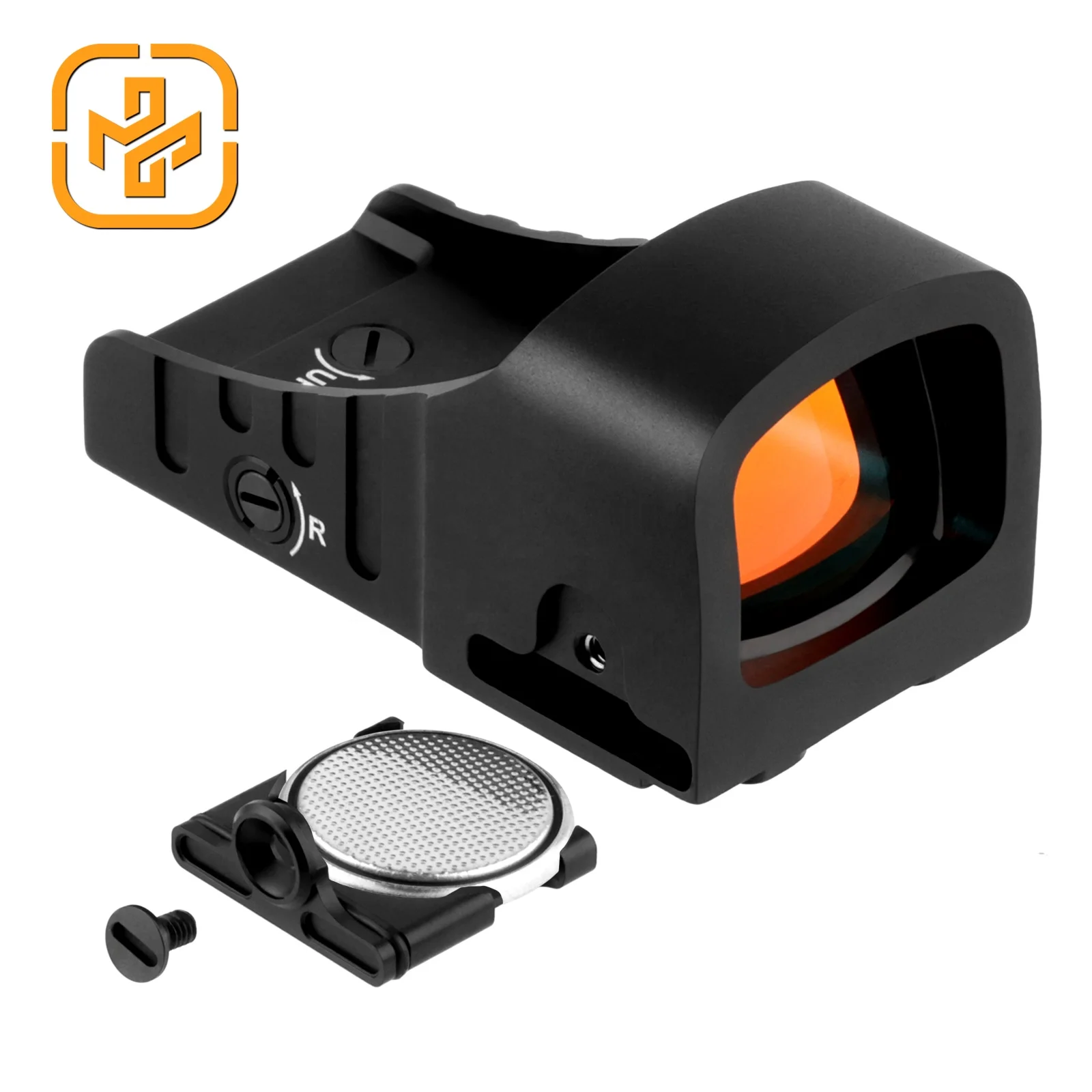 FOCUHUNTER IPX7 Waterproof GK MOS Shake Awake 1X21mm Red Dot Scope With Lower 1/3 Co-Witness Shockproof 1500G Red Dot Sight