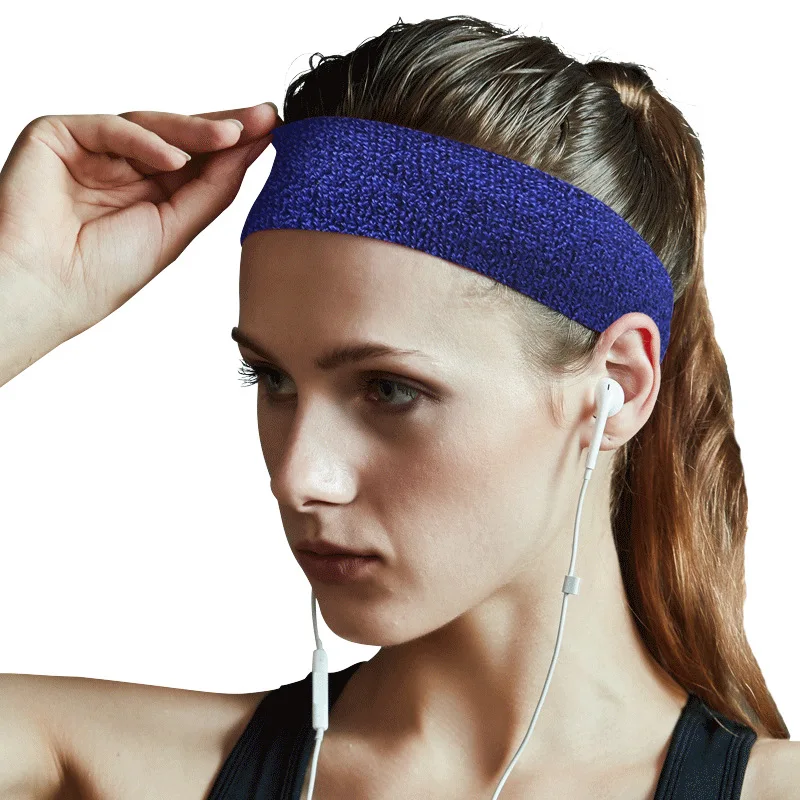 BESTELLA Unisex Adult Sports Yoga Head Band Sweatband Stretchy Hairband Headband Sweatband Head Band Fitness