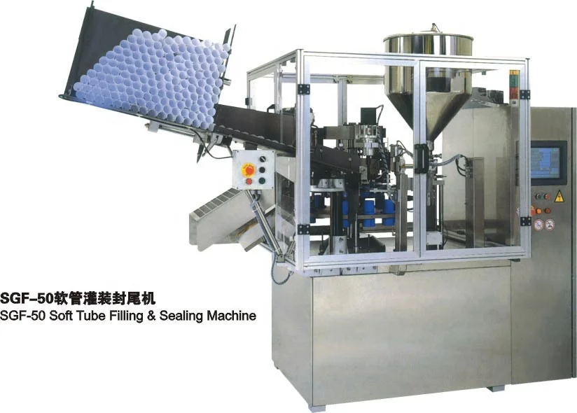 FGF-50 Factory Price Automatic Tube Filling and Sealing Machine capping and labeling machine