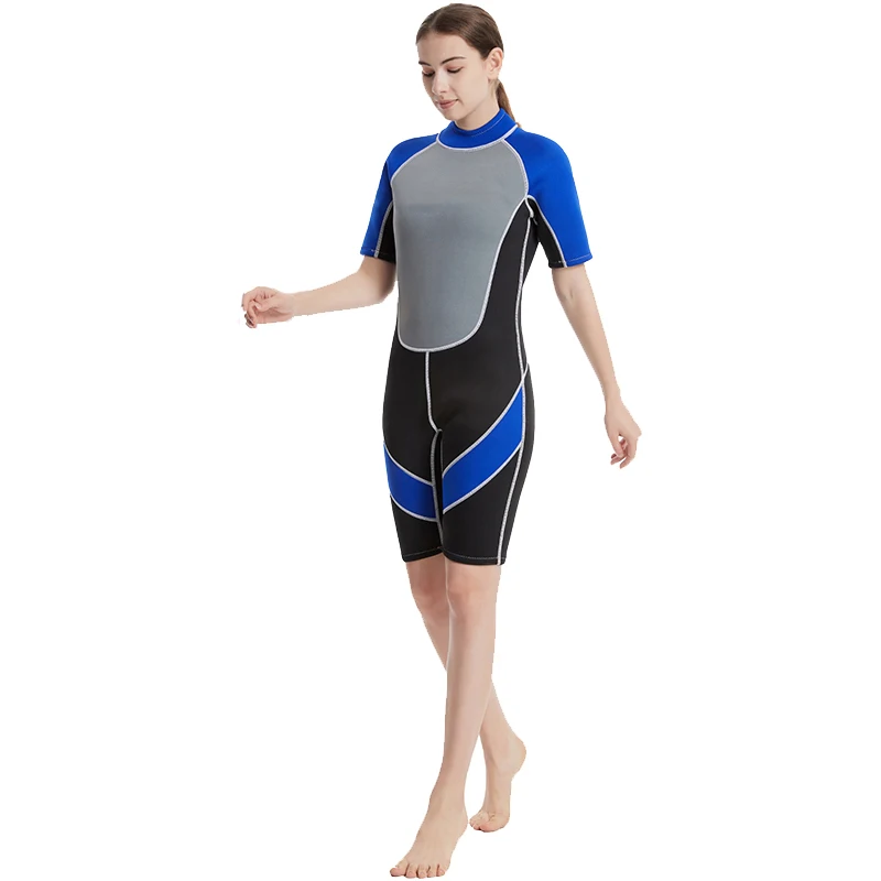 Quick-drying UV swimsuit for women outdoor swimsuit surfing super stretch neoprene triathlon diving suit
