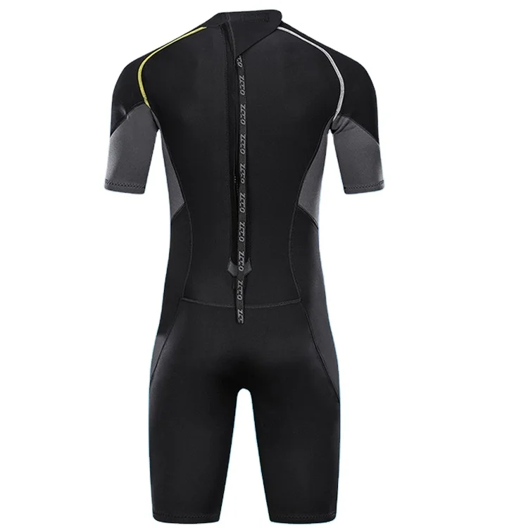 Мужской цельный костюм для дайвинга 1,5 мм, летние солнцезащитные гидрокостюмы для серфинга, купальный костюм большого размера для мужчин