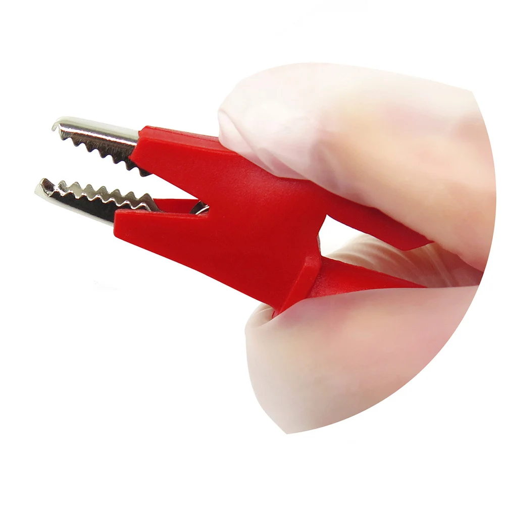 Alligator Clip Wires 20A Alligator Test Leads Multimeter Test Clips Probe Lead Banana Plug Cable