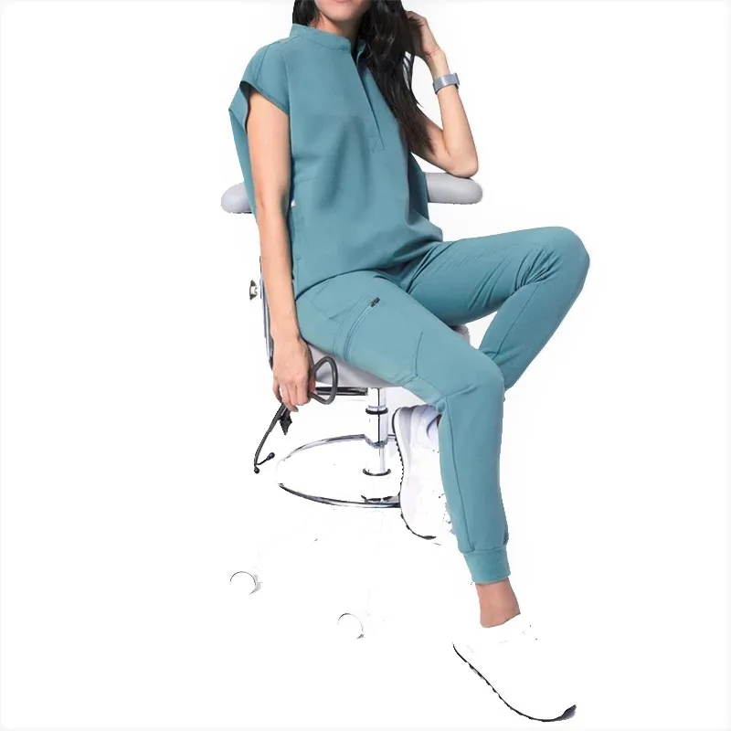 
new style medical scrub suit jogger pent 