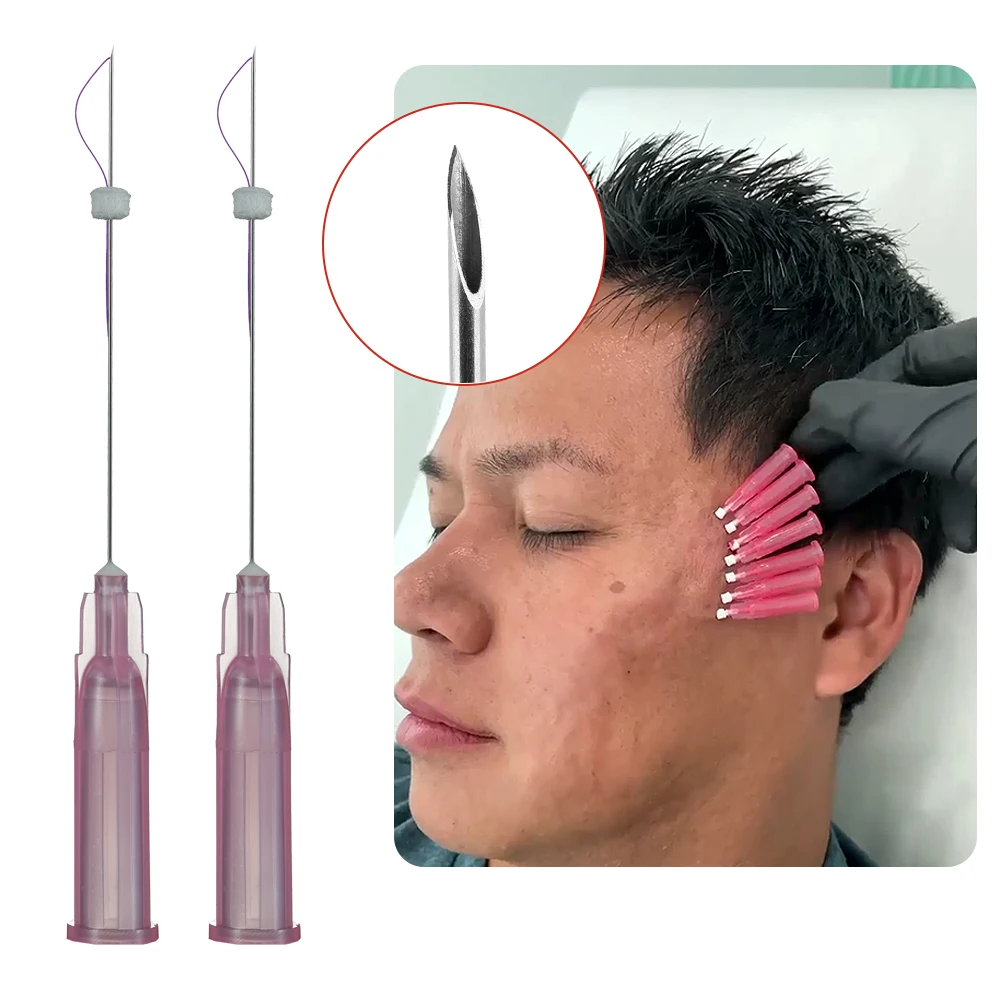 Korea Mesh Nose Berbed Screw Facial Lifting Shark Teeth Molding Thread 4D PDO Cog