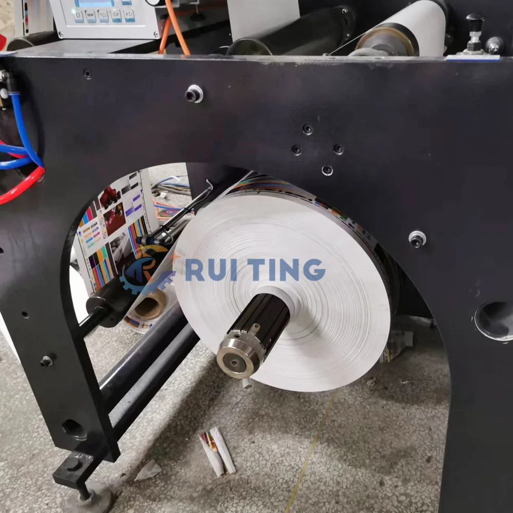 RTRY-650 6 colors 6LED UV PET/PP/PVC film inline flexo printing machine