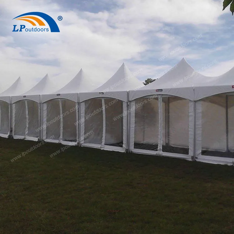 White tent outdoor 3x3m 4x4m 5x5m small party connectable gazebo party frame tent for outdoor temporary events