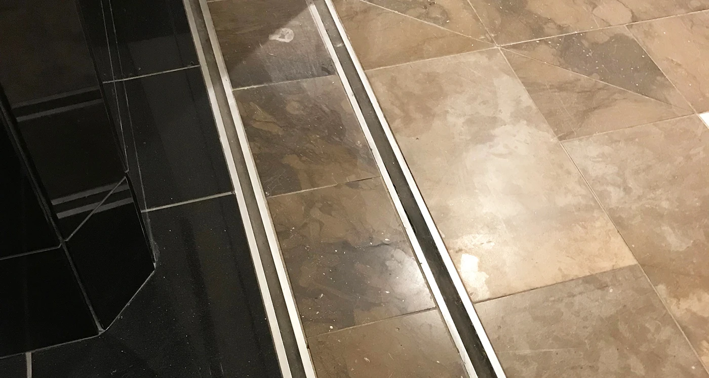 Aluminium Expansion Joint trim for cover Ceramic tile and floor and wall