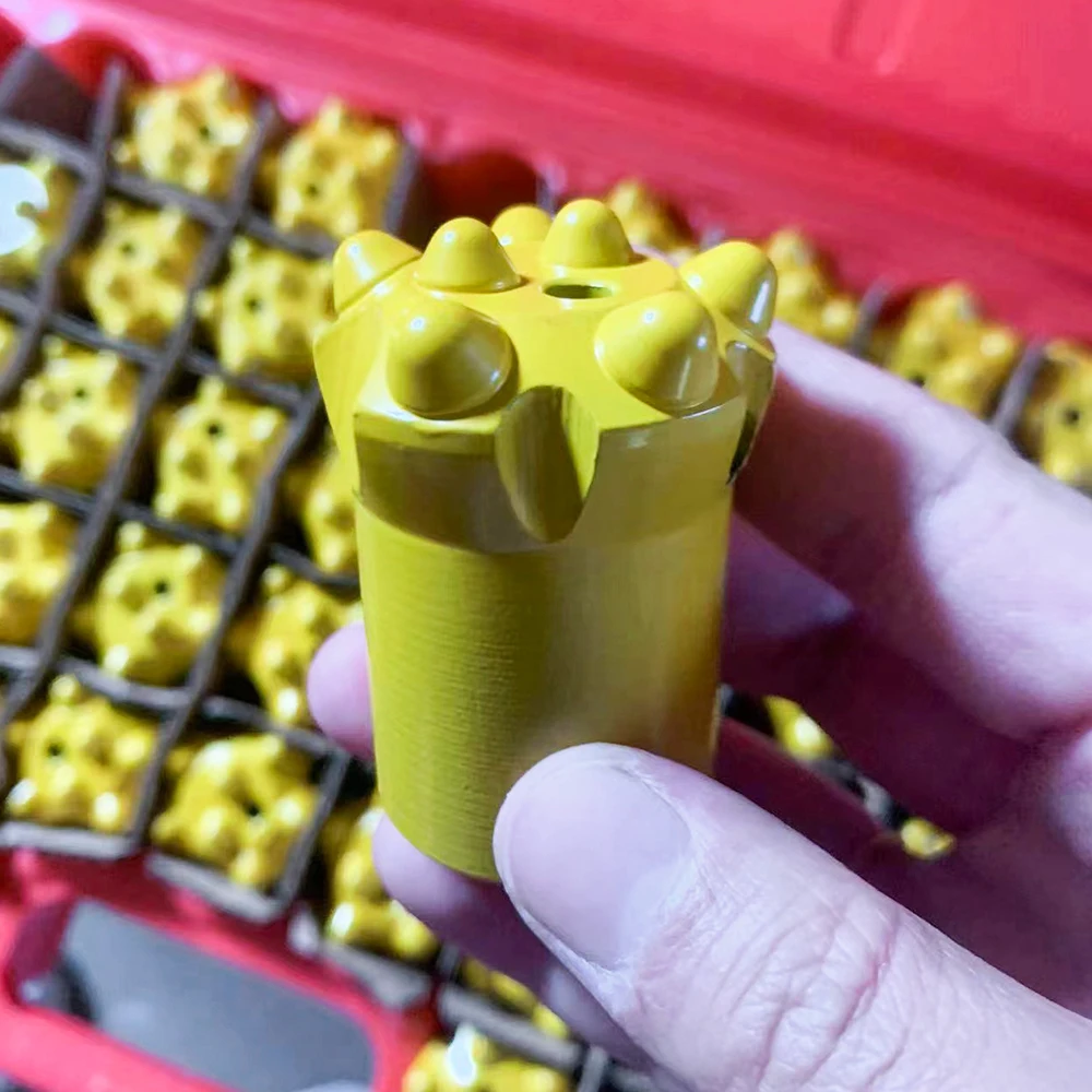 China Factory 32mm 7 Degree Button Taper Shank Drill Bit for Rock Drilling for Mining Machine Parts