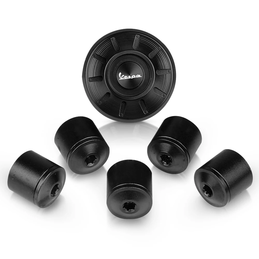 
 Motorcycle CNC Aluminum Accessories Hubcaps Wheel Side Covers for Piaggio Vespa GTS GTV 250 300 All Year 2017 2018 2019 2020  