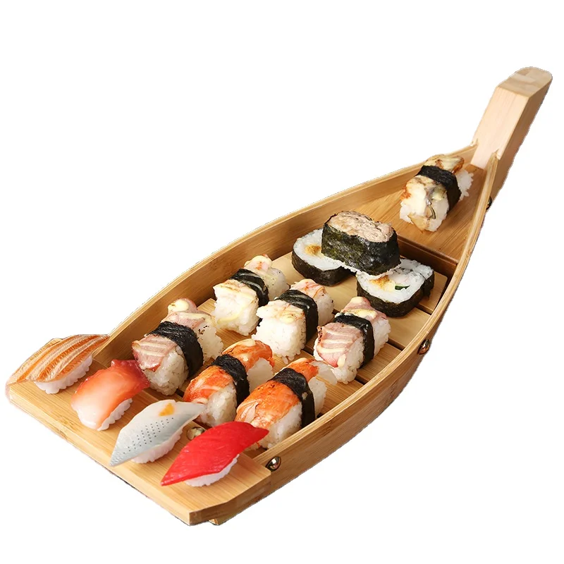 Деревянная лодка для суши BoatSashimi