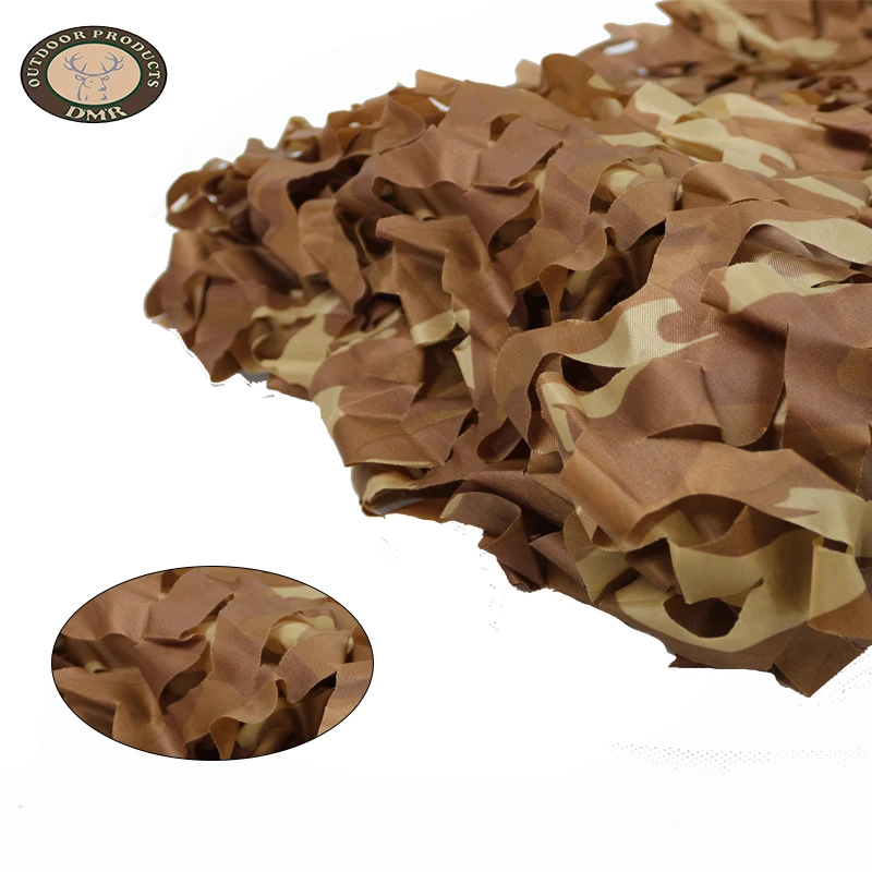 Custom Multi-Spectral Square Bird Hunting Net Breathable Polyester Outdoor Camouflage Nut Shading Net