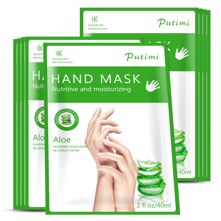 
Hand exfoliation mask aloe hand mask 