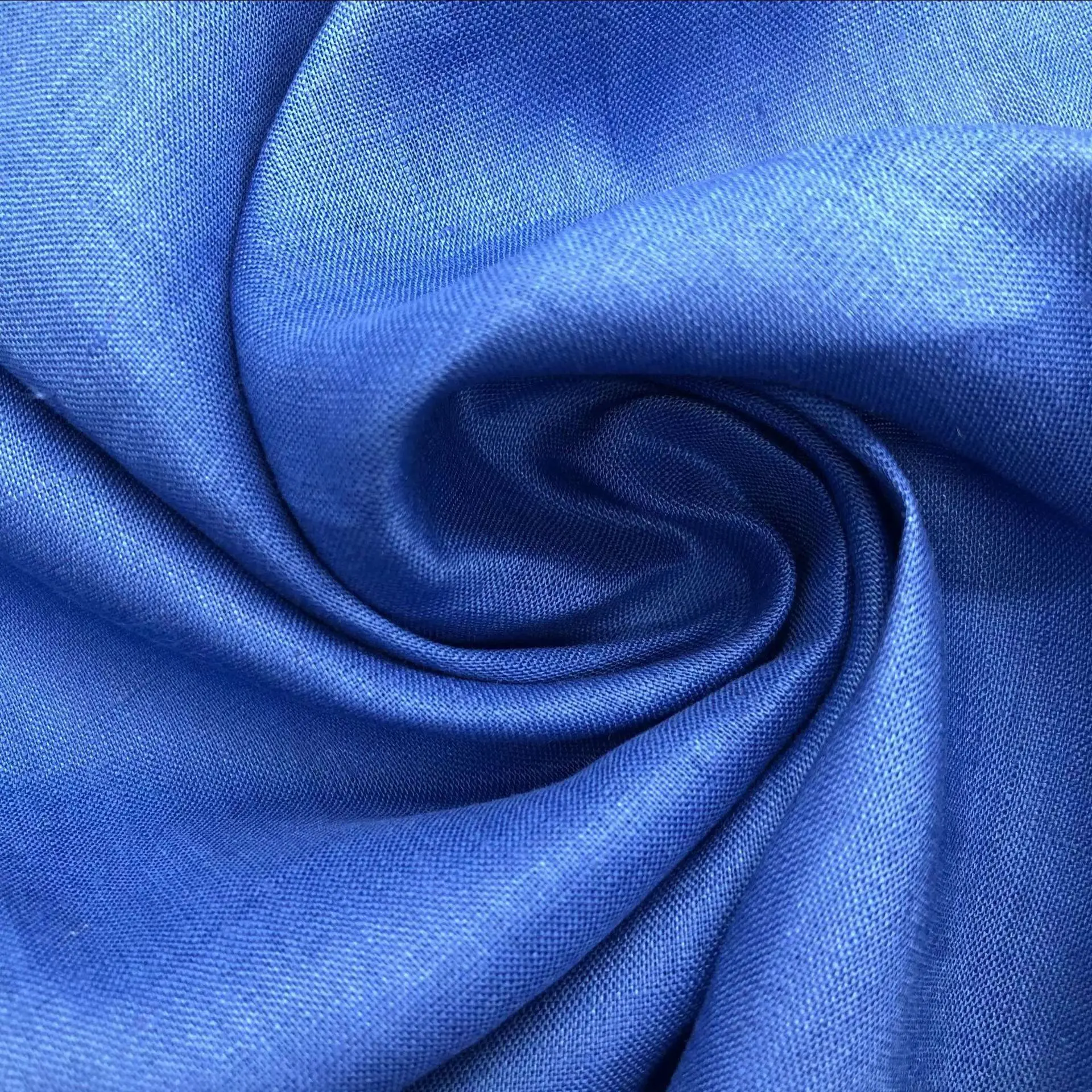 Manufacturers 100% flax linen printed fabric solid dyed nature fabric breathable and multi color for clothes