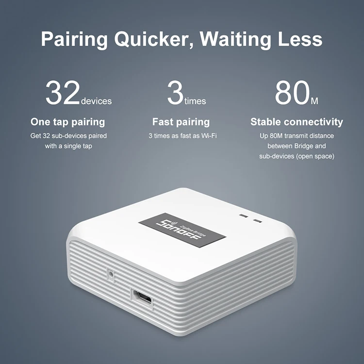 Sonoff ZBBridge Wifi and Zigbee Wireless Control Switch Work with SNZB-01 SNZB-02 SNZB-03 SNZB-04 Zigbee Dongle Zigbee Mini