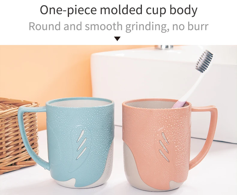 household bathroom tooth brush holder living room plastic cup wash gargle tooth-brushing cup drinking milk gargle cup