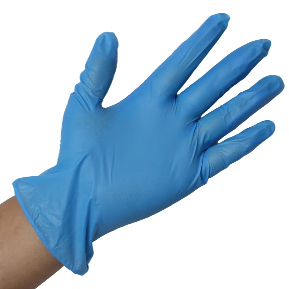 Одноразовые перчатки без нитрильного порошка, виниловые синтетические перчатки