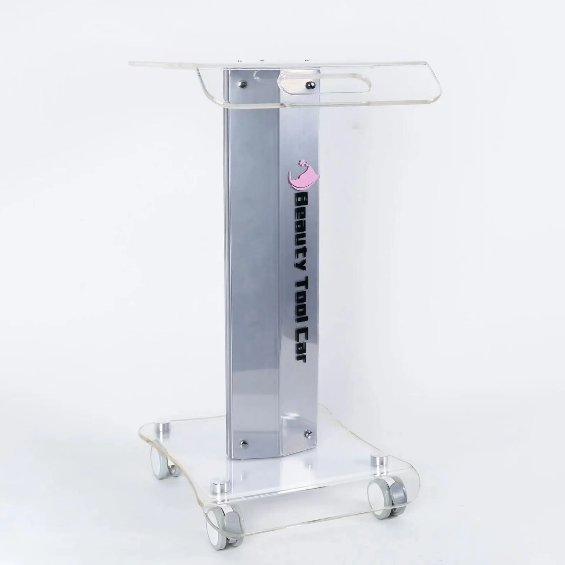 Pedestal Rolling Cart Beauty Salon Trolley Salon Use Beauty Instrument Tray Rolling Spa Beauty Cart Trolley With 4 Wheels