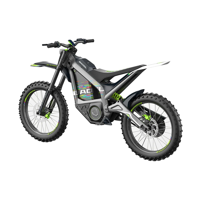 Two Wheels Pit Bike 72V Electric Motorbike 3000W Large Power 80KMH High Speed Electric Motorcycle with 30Ah Lithium Battery