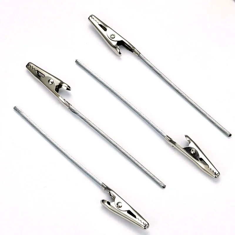 OEM Factory  Alligator Clip Wire Clip With Rod Crocodile Alligator Clamps