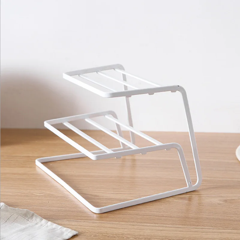 
Wholesale Kitchen 3 Layer Metal Drying Dish Bowl& Plate Rack Household Stackable Wire Mesh Shelf 