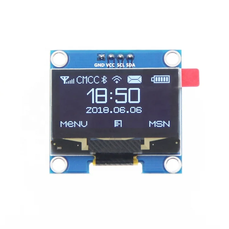 Pins 4p 1.3 inch oled display module with 128x64 resolution IC SH1106