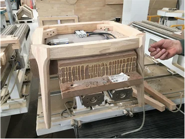 QCM MDK8511 5 axis linkage machine center solid wood 4D carving CNC router