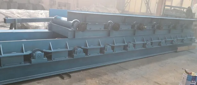 High quality customized steel bar production line steel processing equipment roller table conveyor