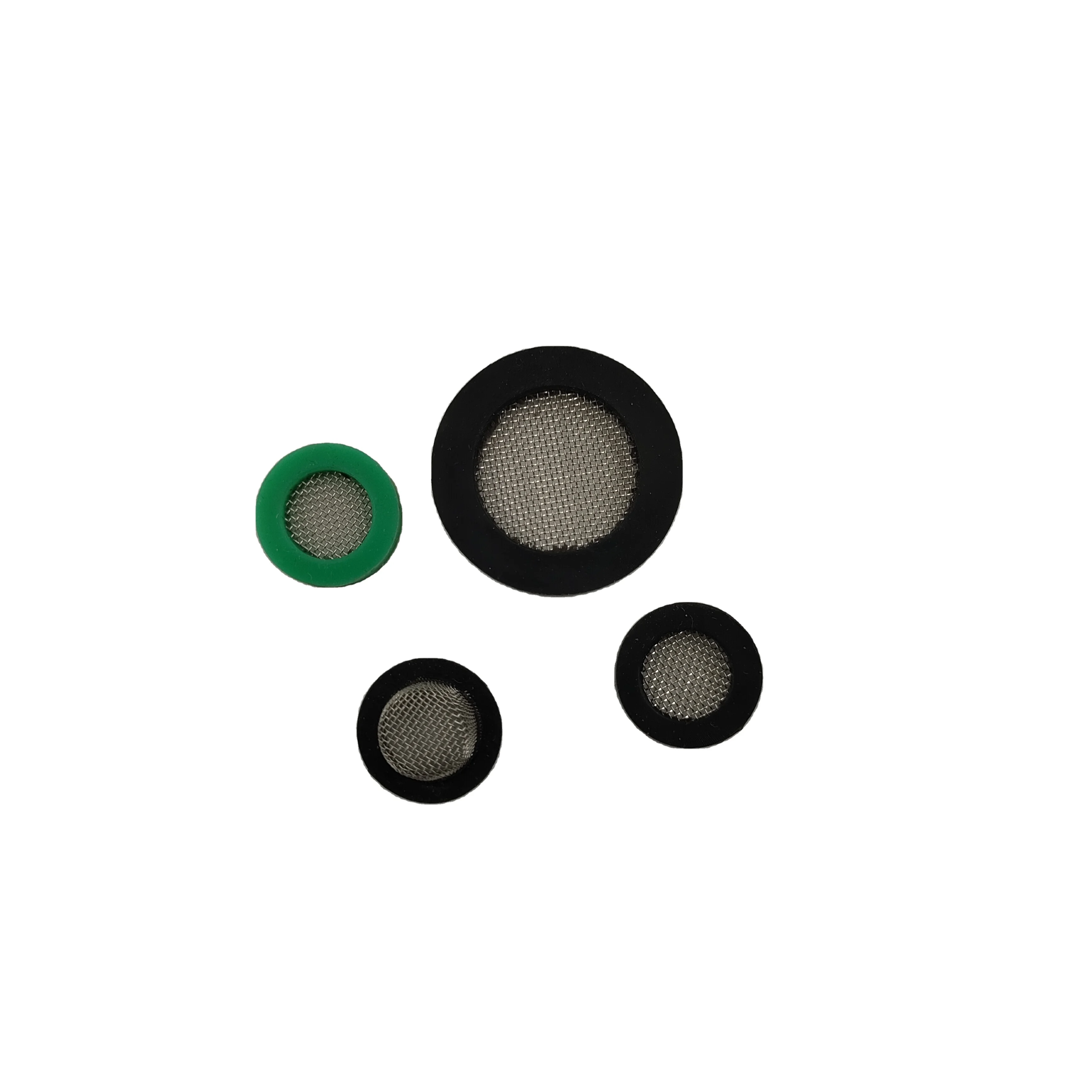 304 Stainless Steel Spinneret Mesh Rubber Band Filter Faucet hoses Diverter Valve Mixer Pipe Sanitary Parts Rimmed