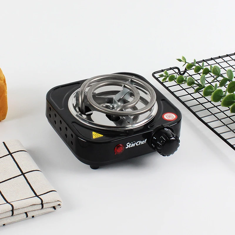 New Design Adjustable Temperature Single Burner Coil Hotplate Mini Electric Hot Plate With Indicator Light
