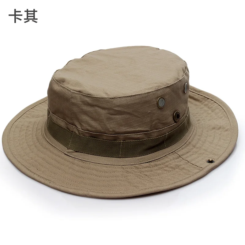 Camo Boonie Hat for Men Women UPF50+ Sun Cap Wide Brim Bucket Jungle Hat for Fishing Hunting hiking camping jogging cycling
