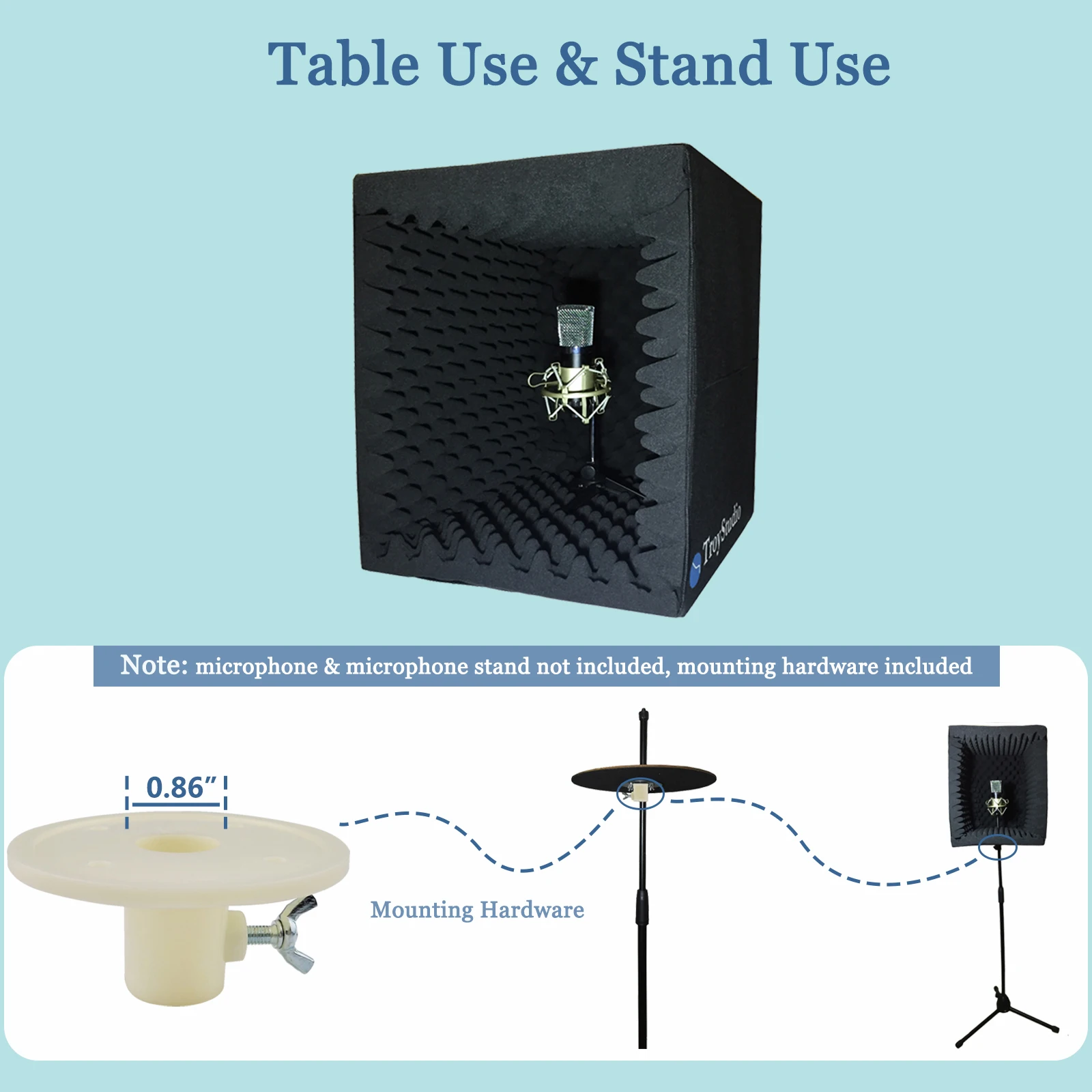 Звукопоглощающее оборудование для домашней музыки TroyStudio