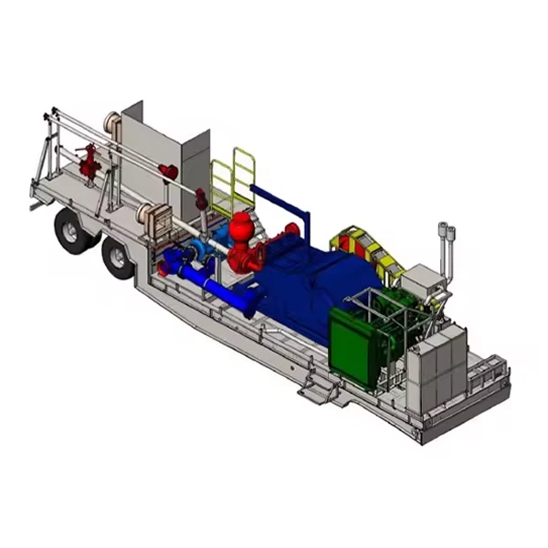 F1000 trailer-mounted mud pump for oilfield drilling rig