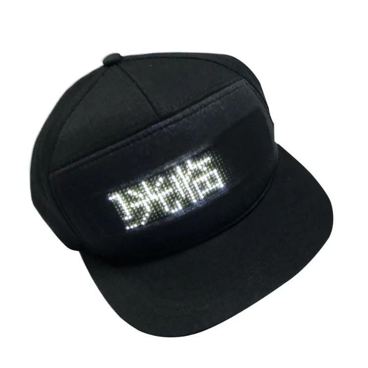 Sport Light up Cap Animated Flashing LED Display Hat