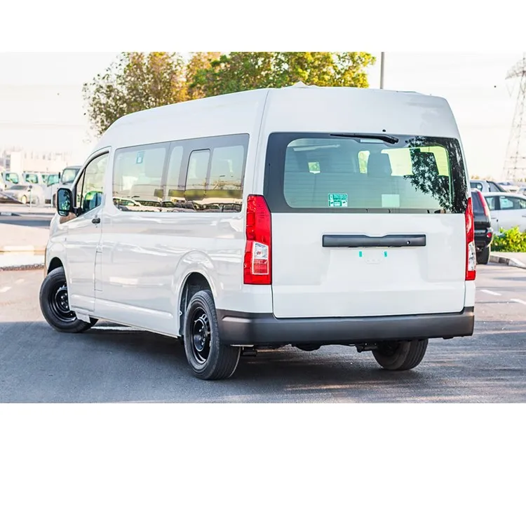
New Arrival Buses Hiace 3.5L AT - White Hi-roof 13-seater Black Bumper city bus coach bus 