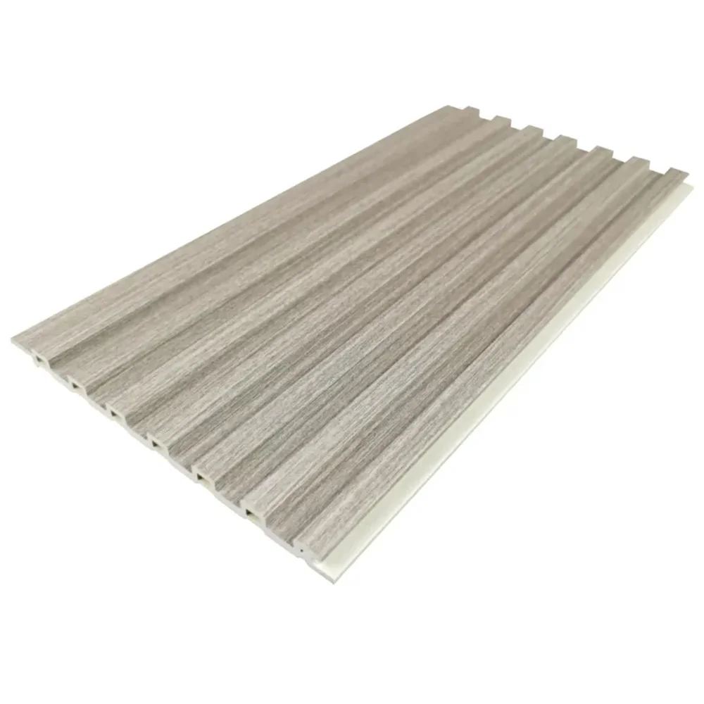 Factory Direct Natural Anti-corrosion 3D WPC Wall Panel Grille Ceiling for Shop Interior Decoration