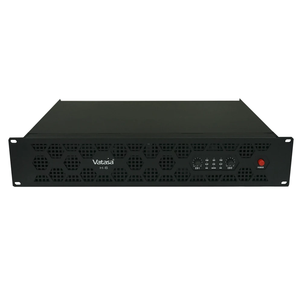 VATASA Series professional 600W 800W 1000W 2 channel audio high power amplifier