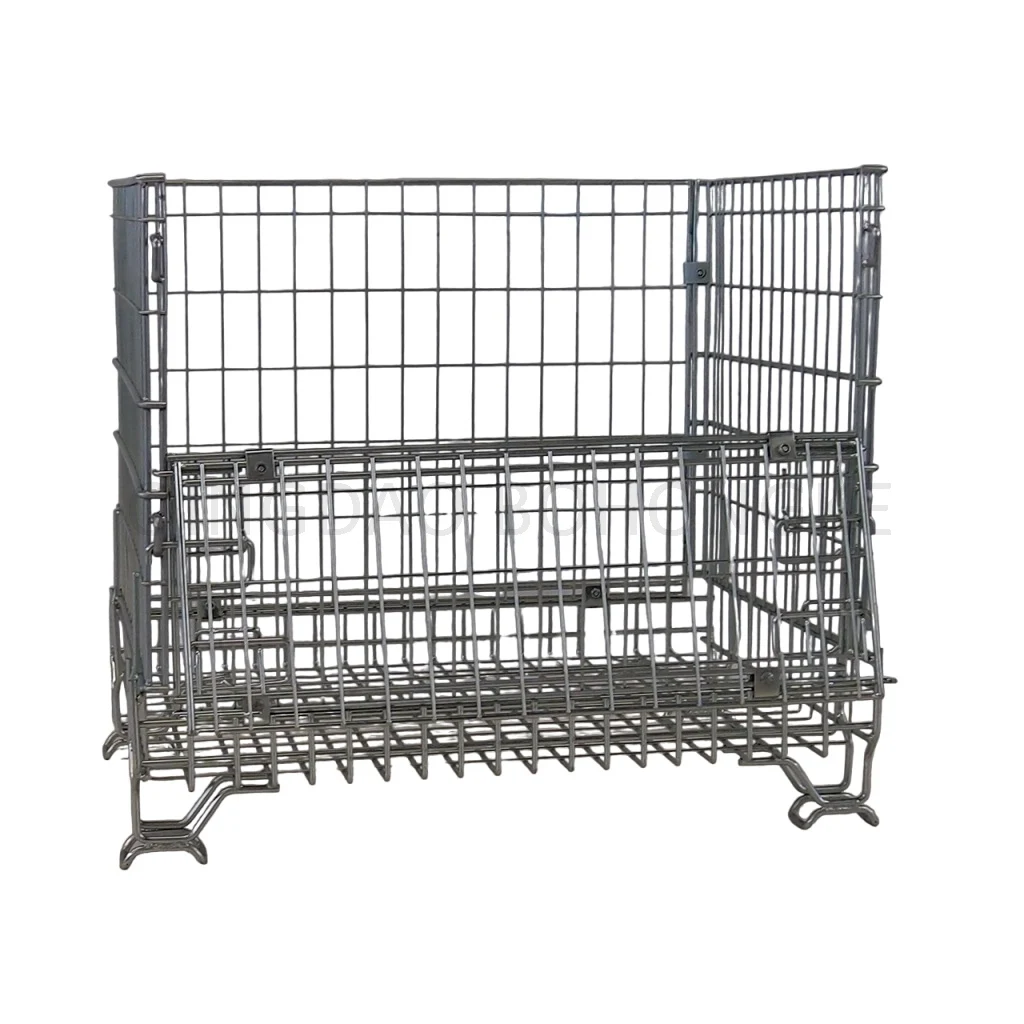 Складной стальной контейнер из проволочной сетки с высоким качеством