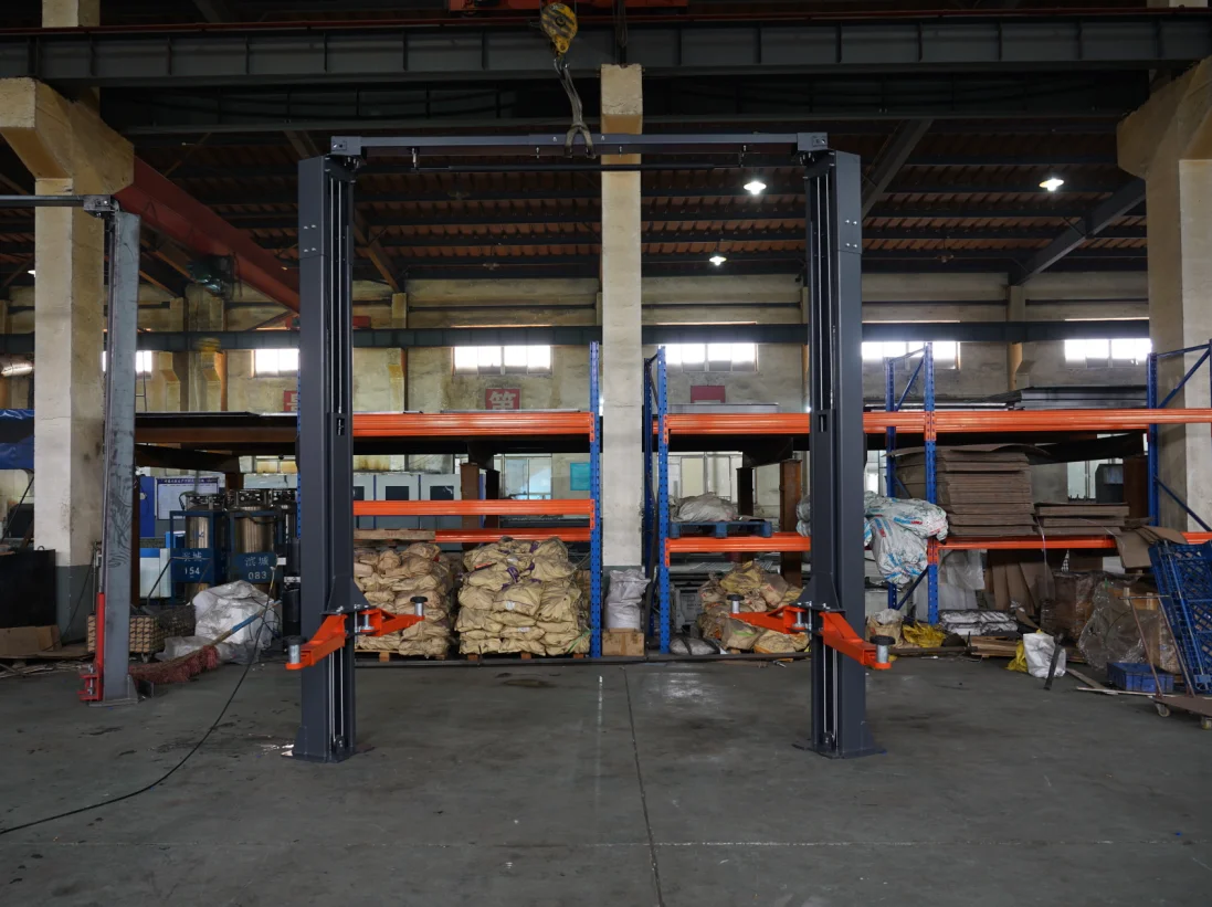 workshop equipment two post car hoist electric car lift 4.5 tons vehicle elevator