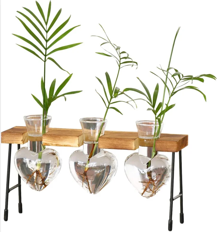 Лидер продаж Amazon экологически чистый деревянный держатель для ваз высокого качества цветов 2021