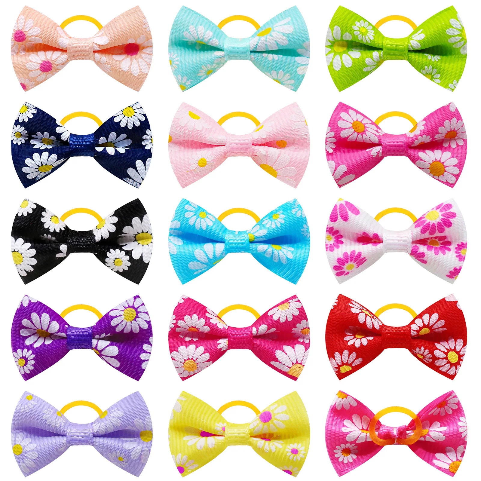 Pet Accessories Hair Bows Decoration Grooming Dog Hair Bow Pink